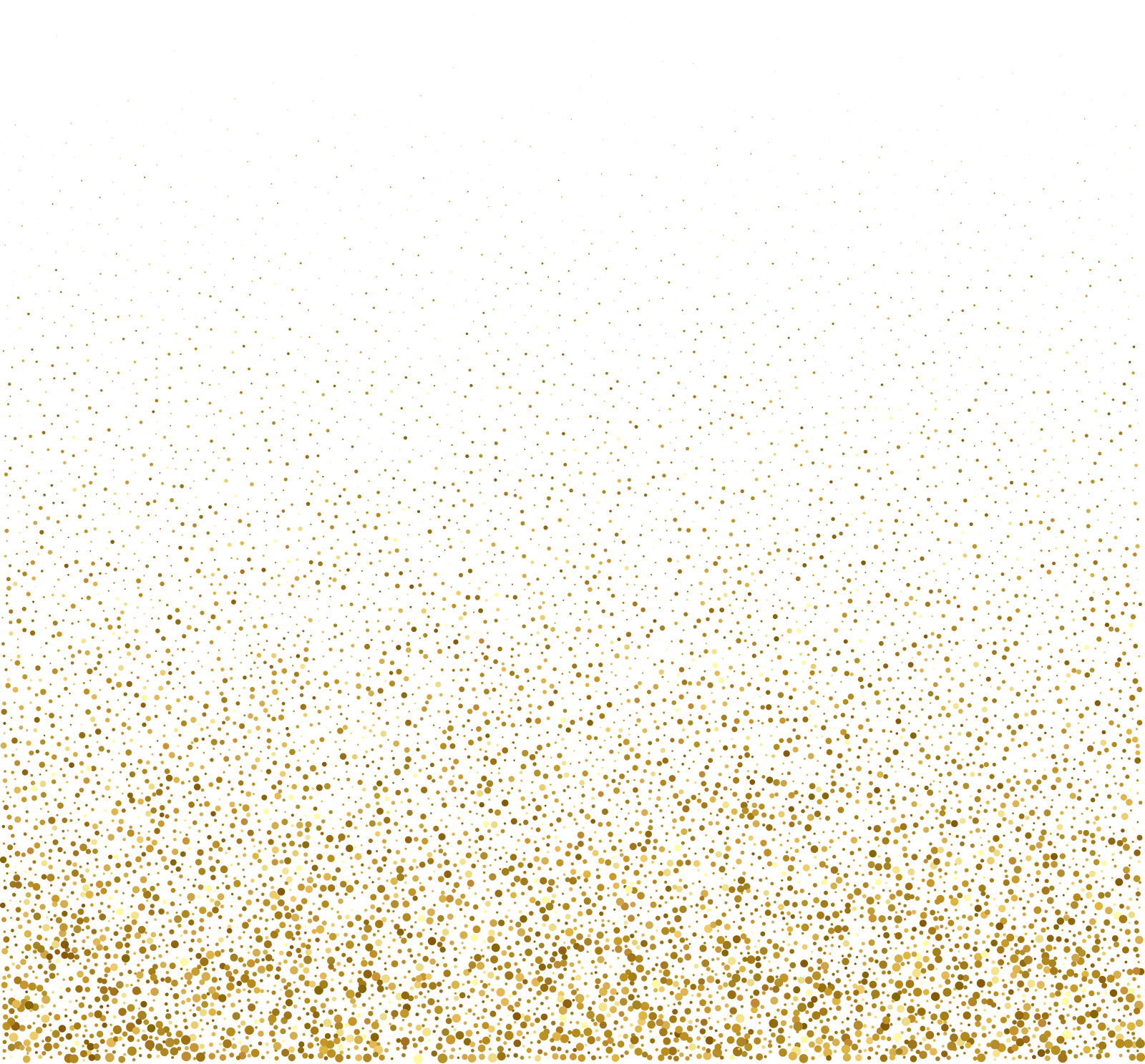 Golden Glitter Decoration